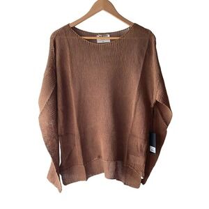 ONE Teaspoon Luxe Collection Size M French Wide Knit Brown Sweater - New